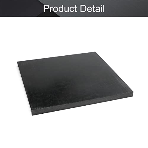 Image of Othmro Black POM Plastic Sheet 0.39 inch*7.87 inch*7.87 inch 1Pcs, Printable Rigid Durable Plastic Board Sheet Plastic Sheeting DIY Materials for Home Decor, Handcrafts (Matte & Textured Finish), Outdoor Use
