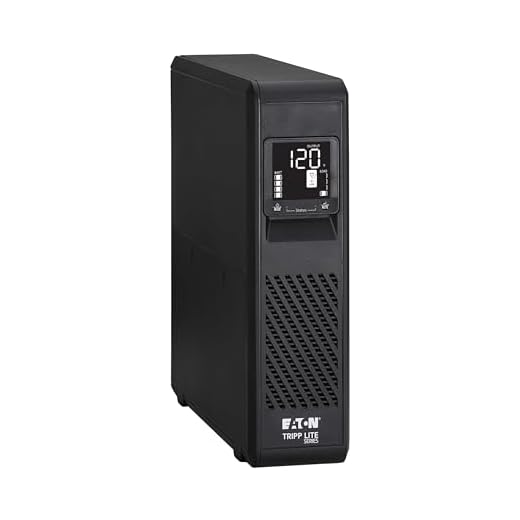 Eaton Tripp Lite Series SMART750PSRTNC 750VA Online Cloud-Connected Tower UPS Battery Backup & Surge Protector, 475W, Pure Sine Wave, AVR, Computer Uninterruptible Power Supply Units
