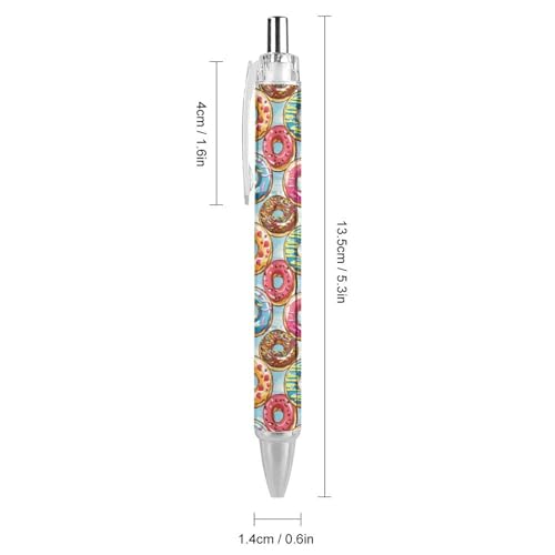 Stylo à bille noir de précision rétractable pointe fine 0.5mm écriture fluide