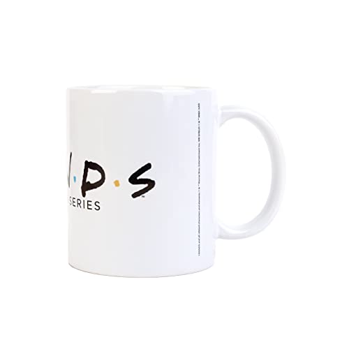 Grupo Erik Kaffeetasse, Logo Friends Tasse, Kafeetasse aus Keramik für ein besseres Geschmack, Teetasse 350 ml