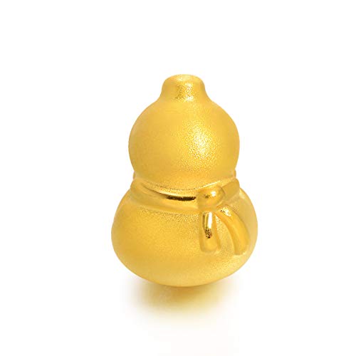 CHOW SANG SANG 999 24K Solid Gold Gourd (Wulu) Auspicious Charm Bracelet for Women 86335C4