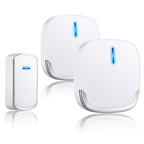 AUTENS Wireless Doorbell, Plug in Door Bells & Chimes for Home Classroom Business