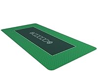 Bullets Playing Cards, Profi Pokermatte grün in 160 x 80cm eigenen Pokertisch, Deluxe Pokertuch Tischunterlage, Pokerteppich, Pokertischauflage Tischunterlage