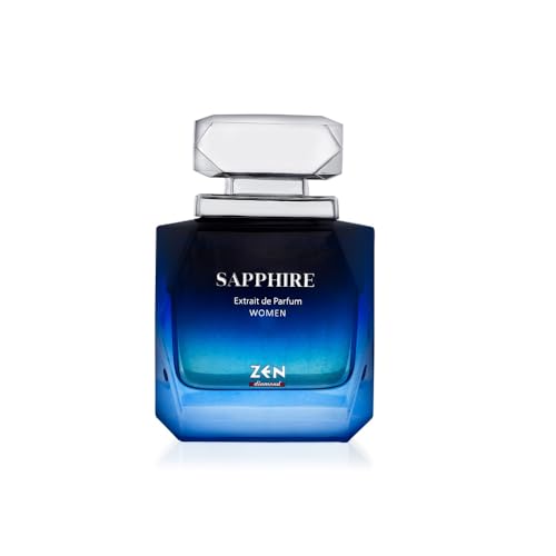 Image of Sapphire Women's Luxurious Perfume - Long-Lasting Fragrance for Women,100 ml, Travel Friendly Eau De Perfume | Ideal for Gift, Dates, Parties & Daily use