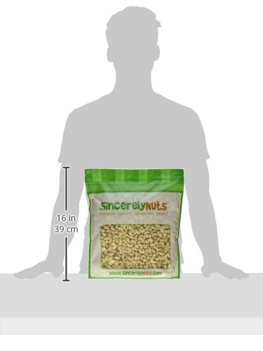 Miniatura 8 de Castañas Sincerely Nuts de cajú frescas enteras y no saladas sin cáscara, crujientes, deliciosas gratificantes, repletas de minerales, fibras,