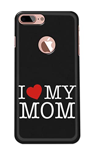 Image of PRINTFIDAA I Love My Mom Hard Back Cover for iPhone 7 Plus Logo (5.5 inch) / iPhone 8 Plus Logo (5.5 inch), A1784 Back Cover -(P6) KAT1006
