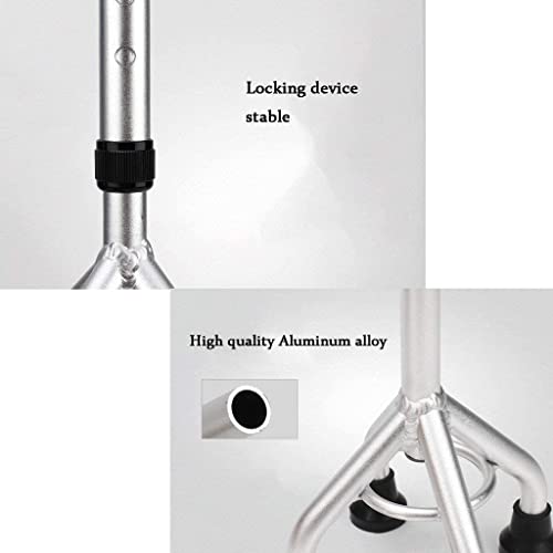 Canne de marche stable en aluminium bleu pour éviter les chutes - 5