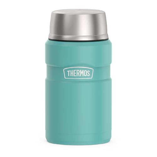 Image of THERMOS Stainless King Vacuum-Insulated Food Jar, 24 Ounce, Matte Teal