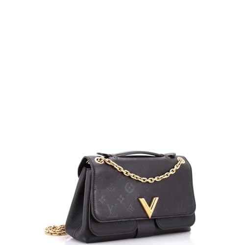 Pre-Loved Very Chain Bag Monogram Leather, Black2