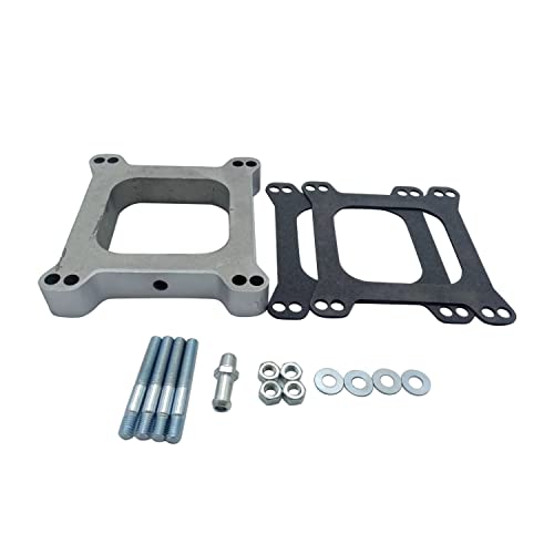 Entretoise de carburateur SHLPDFM 2,5 cm pour système d'admission Holley Edelbrock