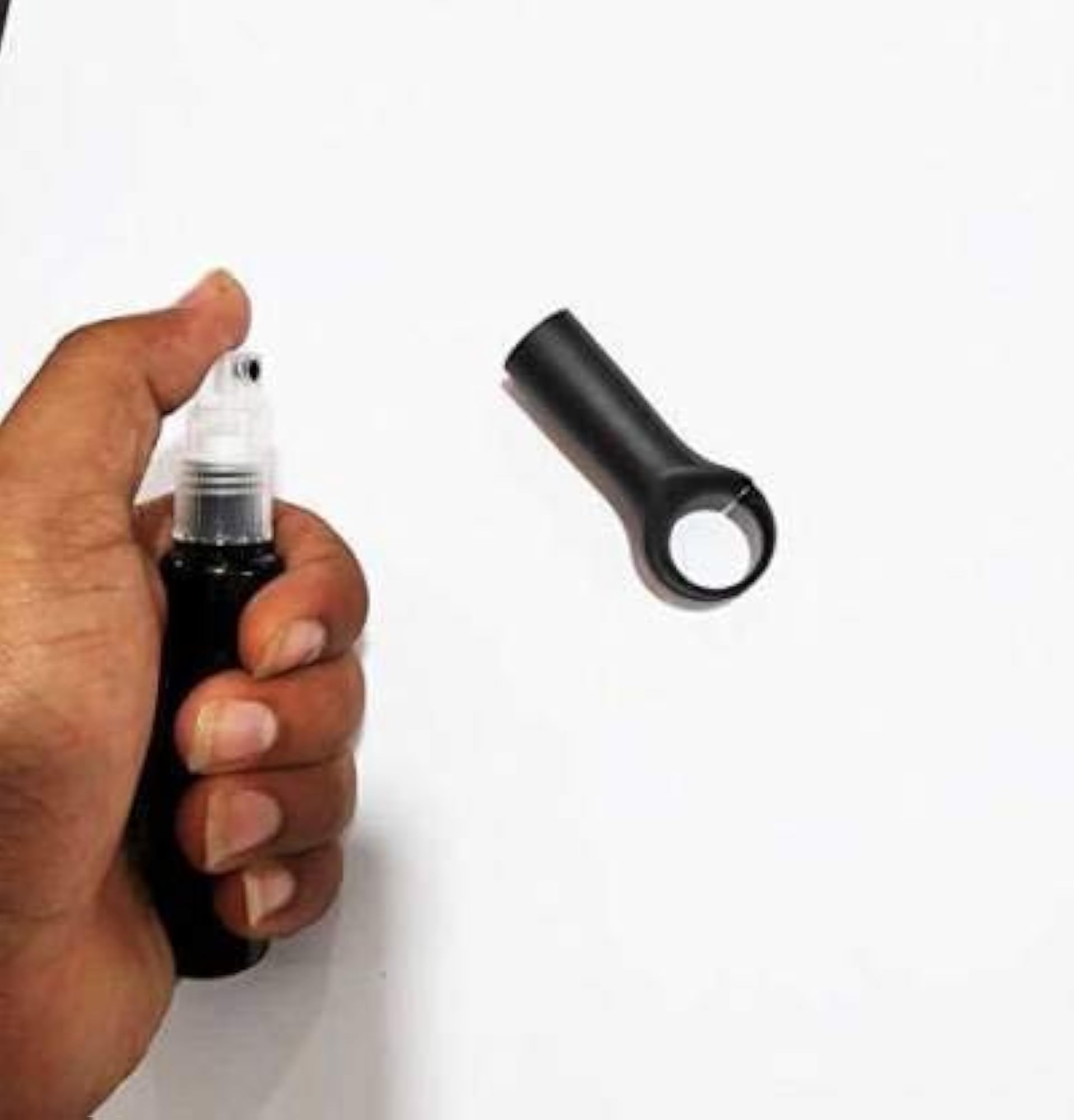 Hunky Dory Empty Black Pocket Sanitizer Spray Bottle
