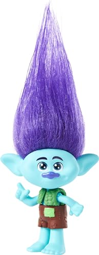 Mattel DreamWorks Trolls Band Together Branch Small Doll with Removable Outfit & Plush Hair Toys Inspired by the Movie