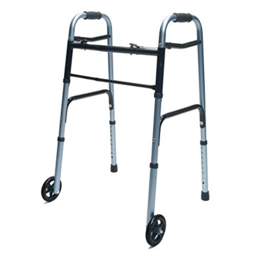 Lumex ColorSelect Adult Walker with Wheels - EVERYDAY WALKER W/ 5