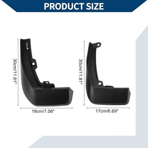 Image of Mud Flaps Splash Guards W /Mount Accessories for Honda MNV 2020-2024 Front & Rear Mud Guards