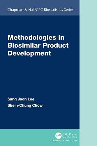 Sang Joon LeeMethodologies in Biosimilar Product Development