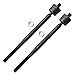 Detroit Axle - 4WD Front Outer Tie Rods for 2004-2008 F-150 Lincoln Mark LT, 4 Inner & Outer Tie Rods 2 Boots 2005 2006 2007 Replacement
