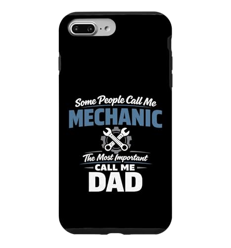 Some People Call Me Mechanic Dad Blue Collar Job Daddy �X�}�z�P�[�X iPhone 7 Plus/8 Plus �p