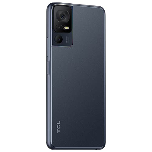 TCL 40SE Téléphone Portable 128 Go ROM 4 Go RAM, Smartphone Android 13, Écran 6.75", Double SIM, Caméra Triple 50MP, Téléphone Cellulaire NFC, 5010 mAh, avec Ecouteurs Filaires, sans Chargeur, Gris