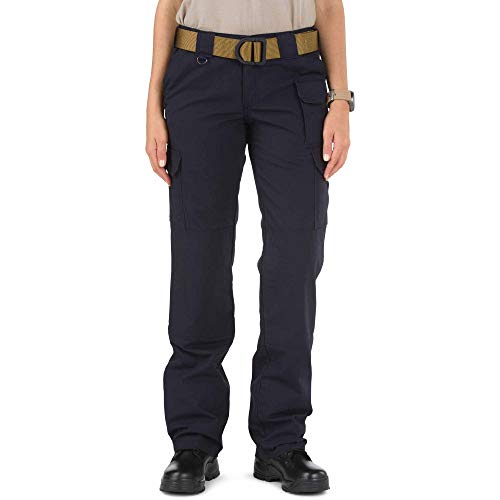 5.11 Tactical Women's Professional Military Cargo Fire & EMS EMT Work Pants, Fire Navy, 8/Long, Style 64358