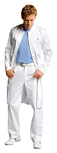 Da uomo, 100% cotone, 1/1 Neolab 4 1278 laboratorio cappotto per lunghezza, taglia 50, bianco