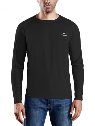 Willit Men's Rash Guard Swim Shirts UPF 50+ Long Sleeve Shirts Sun Protection SPF Hiking Fishing UV Shirt2