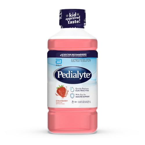 Pedialyte Electrolyte Drink, Strawberry Hydration Drink, 1 Liter