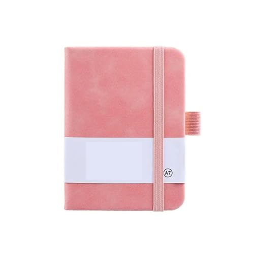 Planificateur hebdomadaire A7 rose anti-oubli avec liste à faire et carnet de notes de poche