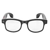 banapoy Lunettes Intelligentes AI avec Caméra, Lunettes de Traduction BT avec Caméra 8MP et Haut Parleur Double, Traduction en Temps Réel, Reconnaissance de Photos et Réveil Vocal