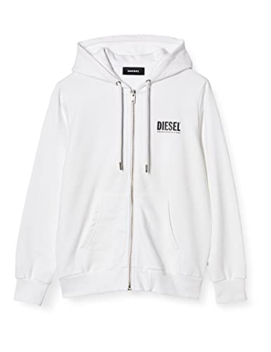 Diesel S-Girk-Zip-Hood 100 Herren Hoodie wei_