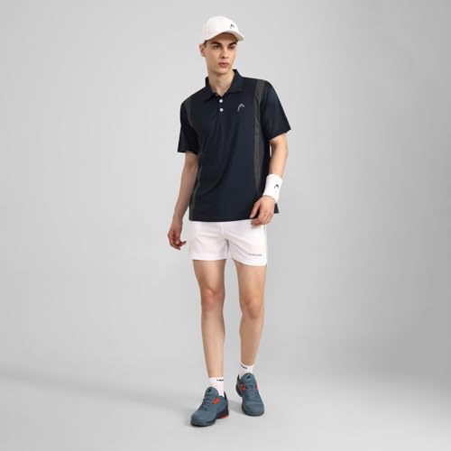 Image of Head HPS-1115 Badminton Shorts for Mens, Colour - White