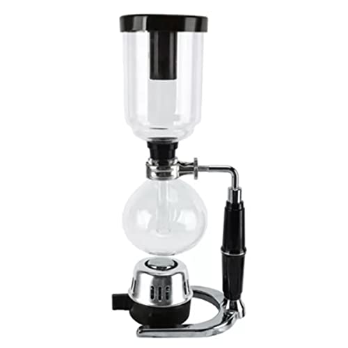 Miskall Sifone in Stile Giapponese Caffettiera Sifone per tè Caffettiera Sottovuoto Filtro per Macchina da caffè in Vetro