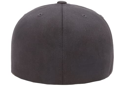 Flexfit Men's On Field Pro-Baseball Cap, Dark Grey, Large-X-Large