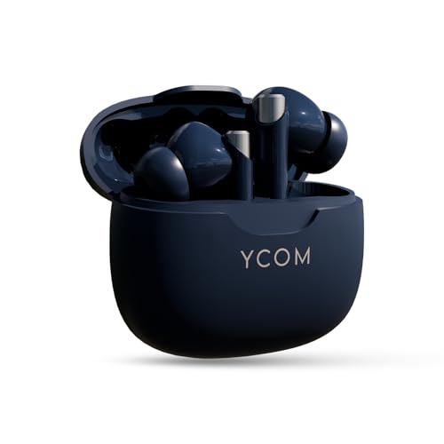 Image of Skypods True Wireless Earbuds I ENC Dual Mic I 52 Hours Playtime I Supreme Bass I 13mm Dynamic Driver I 50ms Ultra Low Latency for Smooth Gaming I Type-C Fast Charging (Blue)