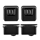 Lenkrollen – Möbelersatzrollen, geräuschreduzierende | Robuste Stuhl für Zuhause, Büro, Küche, Schlafzimmer, Wohnzimmer, Werkstatt, Innenboden, Teppich, Mobilitätsausrüstung