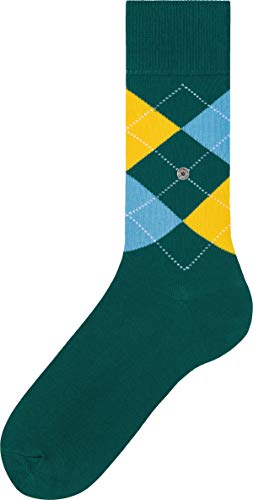 Burlington King M SO Calzini, Multicolore (Emerald...