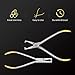 Annhua Dental Bracket Remover for Braces, Straight Bracket Pliers with Comfortable Grip, Stable Alloy Anterior Bracket Removing Plier, Bracket Gripper Plier
