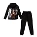 YECARYPOD 3D Horse Boys Girls Hoodie and Sweatpant Set for Kids 2 Piece Outfits Pants Set Active Sweatsuit Fashion Tracksuit Long Sleeve Pullover Sweatshirt Jogger Pants