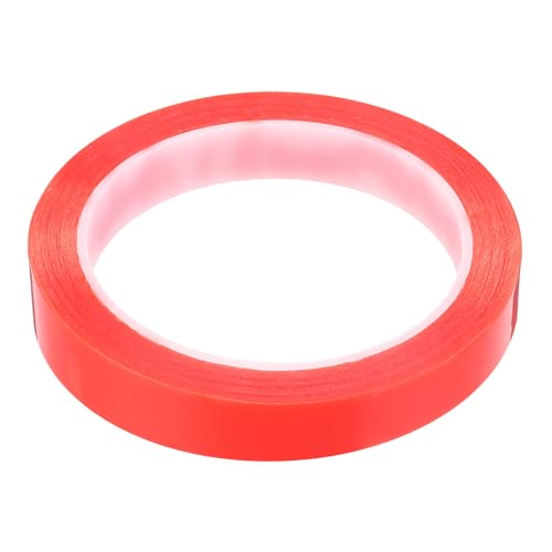 Image of MECCANIXITY 15mm x 10m Phone Repair Adhesive Tape LCD Screen Repair Sticker Double Sided for Cell Phone Tablet Laptop Clear Red