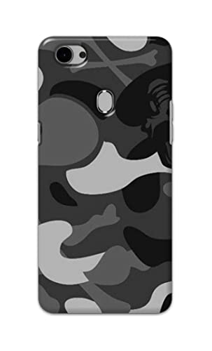 Image of Printed Hard Back Cover Case for Oppo F7 Back Cover (Army Pattern) -702
