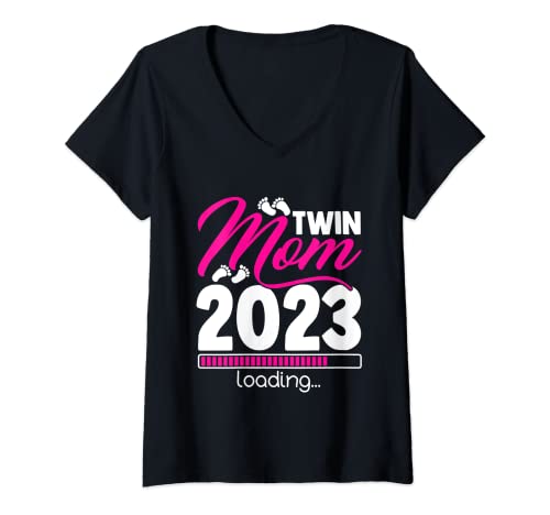 Mujer Twin Mom Loading 2023 para anuncio...