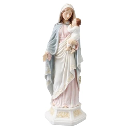 Genérico Belenes de Navidad Escenas del Nacimiento - Figura de Resina Tallada Tridimensional - Centro de Mesa Estatuilla del Belén Navideño - para Familia Amigos Hogar Fiestas Mesa de Interior y