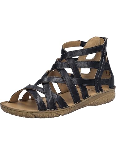 Sandale Ivy 06 Josef Seibel noir en cuir de qualité supérieure