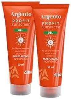 جل واقي من الشمس بروفيت من ارجنتو اوفر 50 مل 1+1