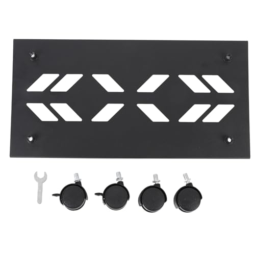 Soporte para CPU Zunate con ruedas, soporte ventilado de acero para torres de PC en escritorios de juegos y oficina, capacidad de 176 lb, carrito móvil ajustable de 20 x 40 cm miniatura 5