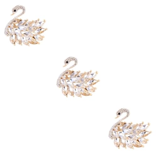 Broche zircon lot de 3 épinglettes chics LIFKOME pour banquets et robes