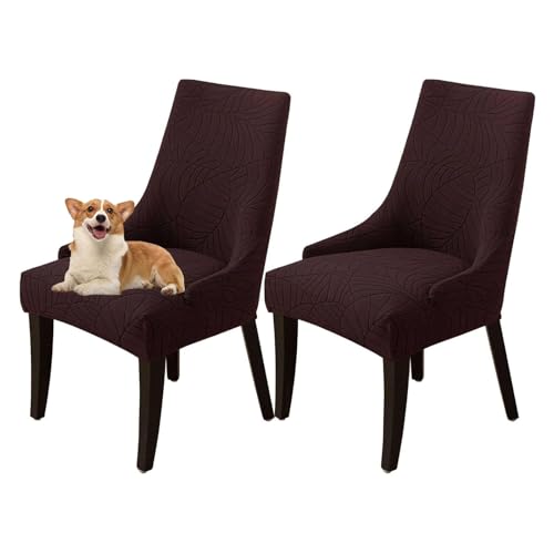 Funda elástica para sillón orejero protector de sofá relax orejero café 2