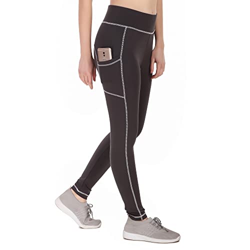 Image of Yoga Pants for Women High Waisted Stretchable Workout Jeggings with Pockets.