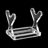 Zenarao Acrylic Fishing Lure Display Stands, Clear Larger Lures Easels for Baits Storage and Decoration, Fishing Accessories Kit Set, Fishing Lure Display