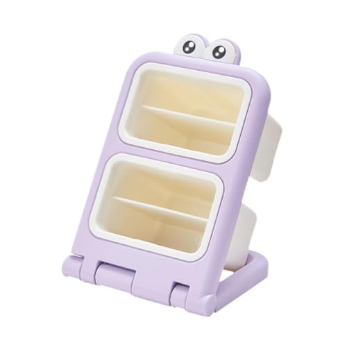 Rangement cosmétiques et stylos violet Fenteer pour un bureau de chambre ordonné