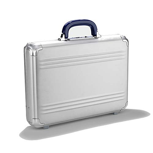 ZERO Halliburton Pursuit アルミニウム ハードサイド アタッシュ, シルバー, Medium Attaché